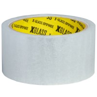 Скотч упаковочный 50мм*66м ПРОЗРАЧНЫЙ (36шт) X-Glass