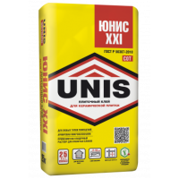 Клей плиточный ЮНИС XXI желтый (25 кг)