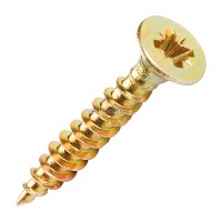 Шуруп для дерева 6*80 универсальный потай, желтый цинк, Pz-3 (150)