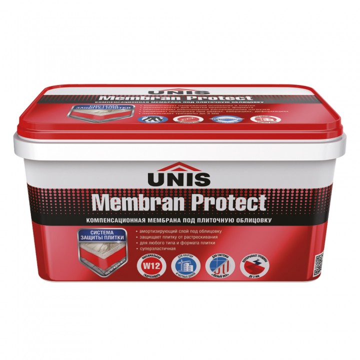 Гидроизоляция полимерная 4 кг ЮНИС RED MEMBRAN PROTECT