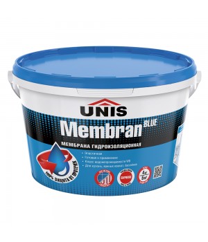 Гидроизоляция полимерная 4 кг ЮНИС BLUE MEMBRAN