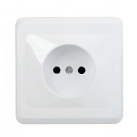 Розетка б/з белая ВЕГА ИЕК 10А РС10-2ВБ 00073193