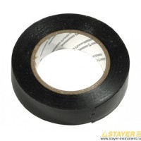 Изолента ПВХ черная  STAYER  15мм х 10м код 12291-D-15-10