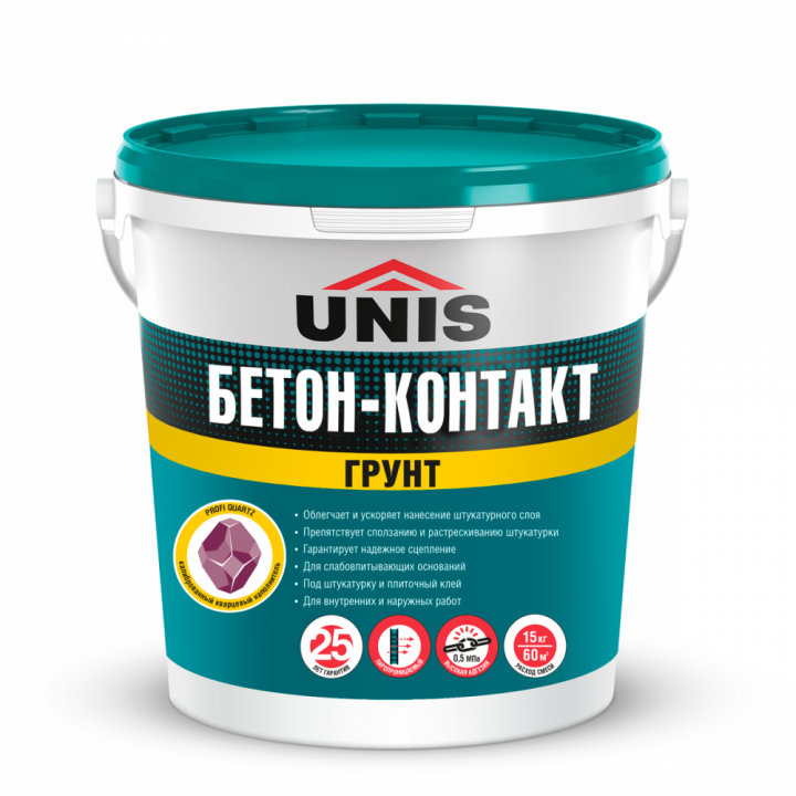 Грунтовка БЕТОН-КОНТАКТ 5 кг ЮНИС