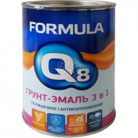 Грунт-эмаль по ржавчине серая 1,9 кг. FORMULA Q8